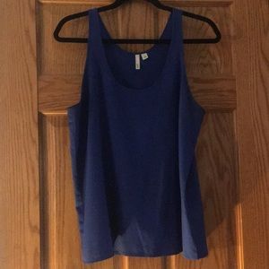 Midnight Blue Frenchi Large Womens Blouse